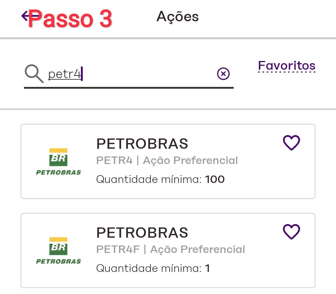 como comprar ações pela nu invest