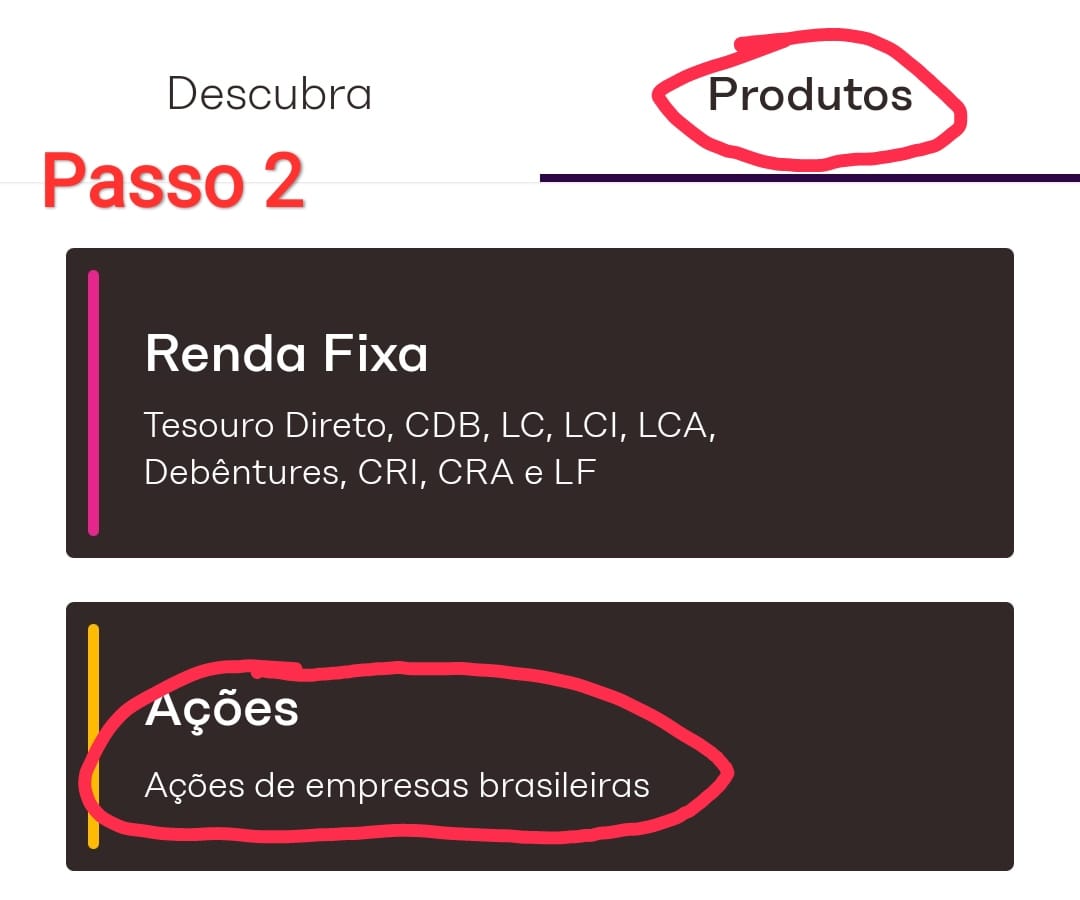 como comprar ações pelo app da nu invest