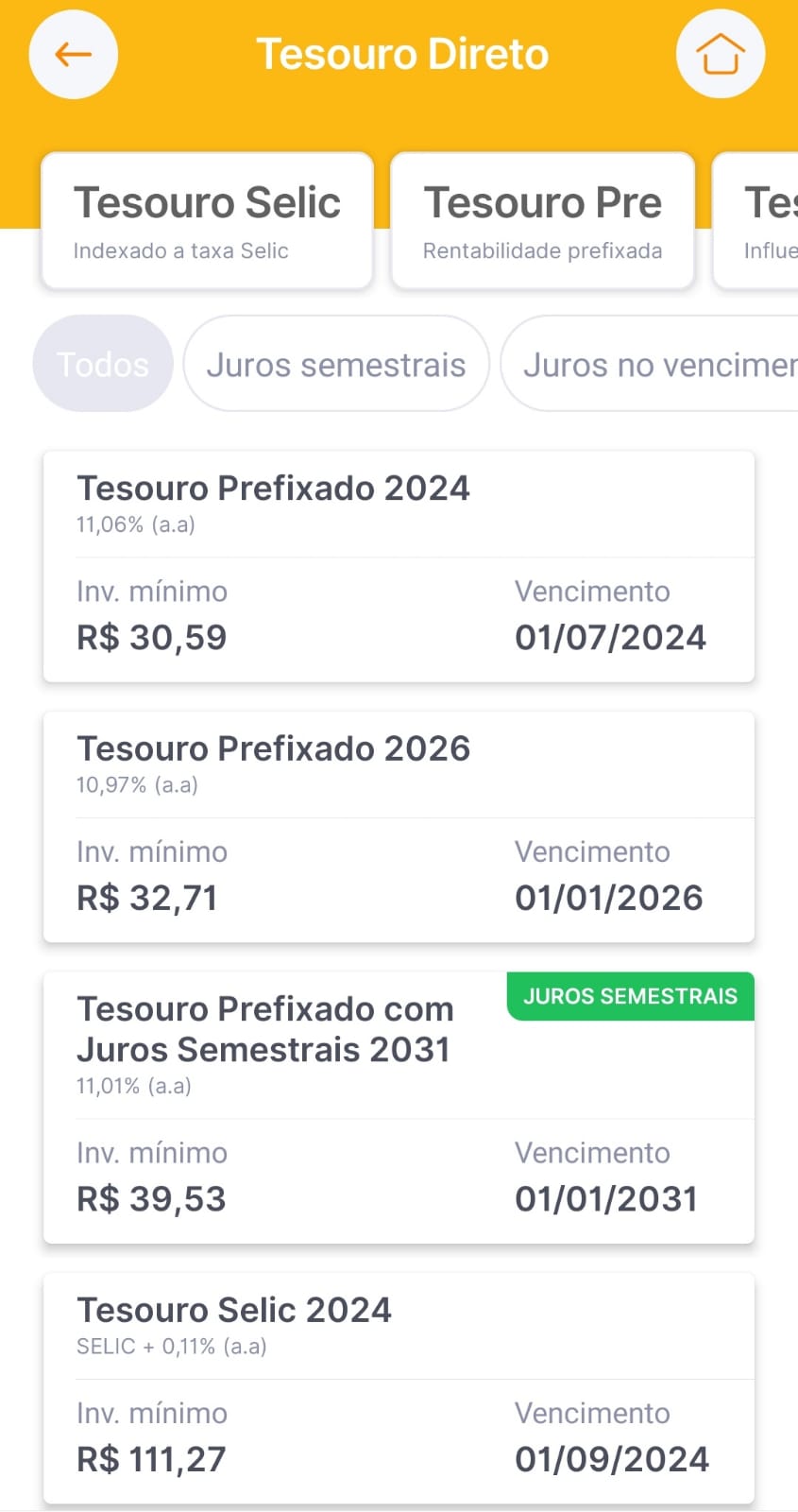 Tesouro Direto no Banco Inter