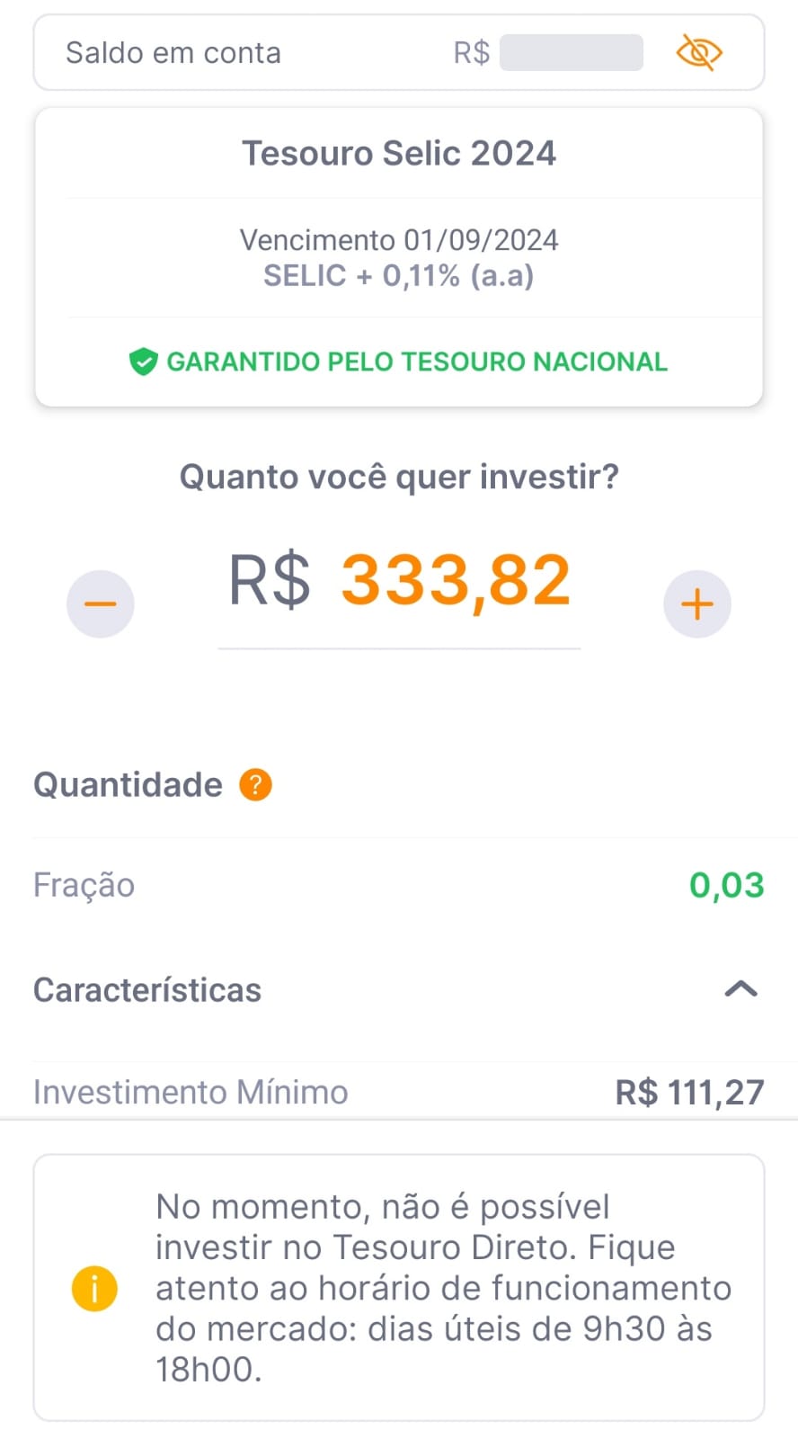 Investindo no Tesouro Direto Pelo banco Inter