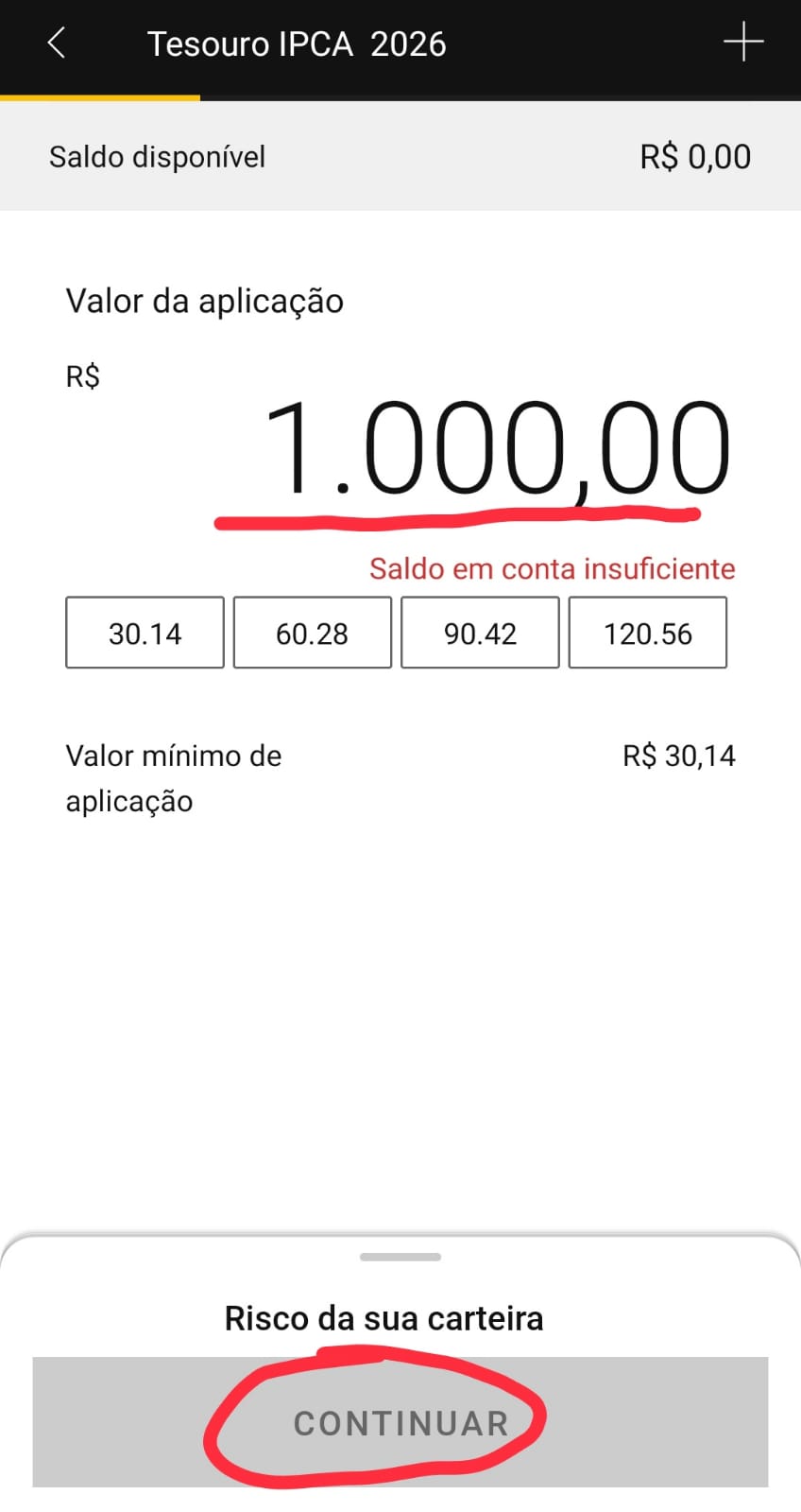 Investindo na XP